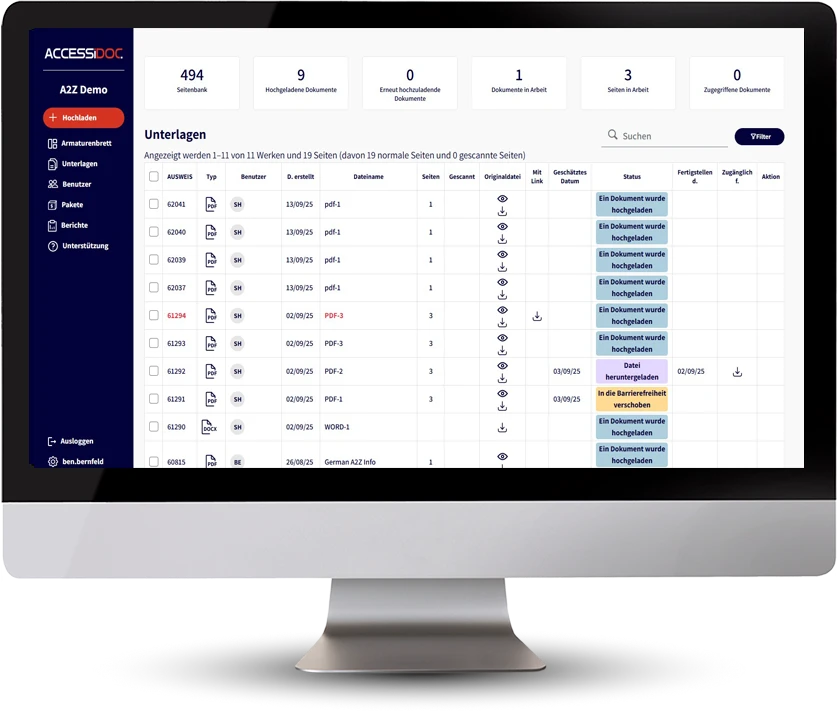 Die Vorteile von AccessiDoc